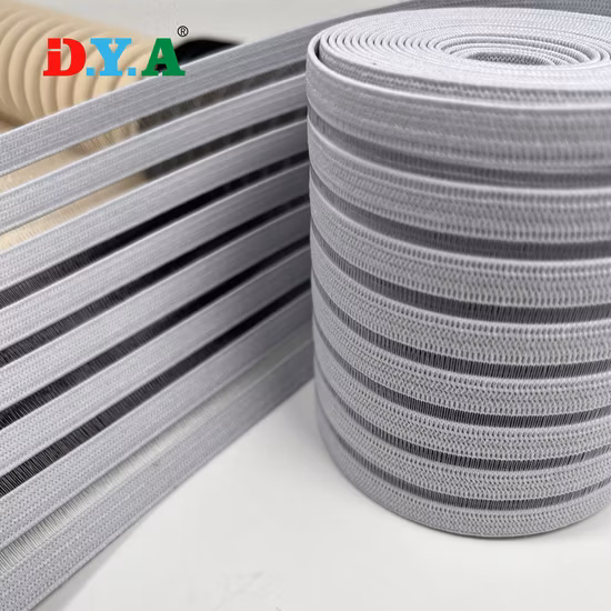 Soft Breathable Fish Line Nylon Rubber Medical Knitted Elastic Band for Medical Body Support