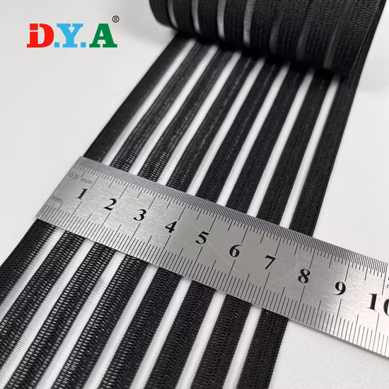 Soft Breathable Fish Line Nylon Rubber Medical Knitted Elastic Band for Medical Body Support