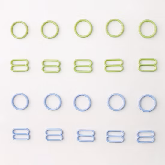 Лучшая цена 12 мм прозрачный бюстгальтер пластиковый прозрачный слайдер с кольцом и крючком аксессуары для нижнего белья