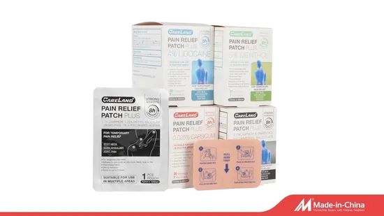 Пластырь для облегчения боли с лидокаином и ментолом (PA)